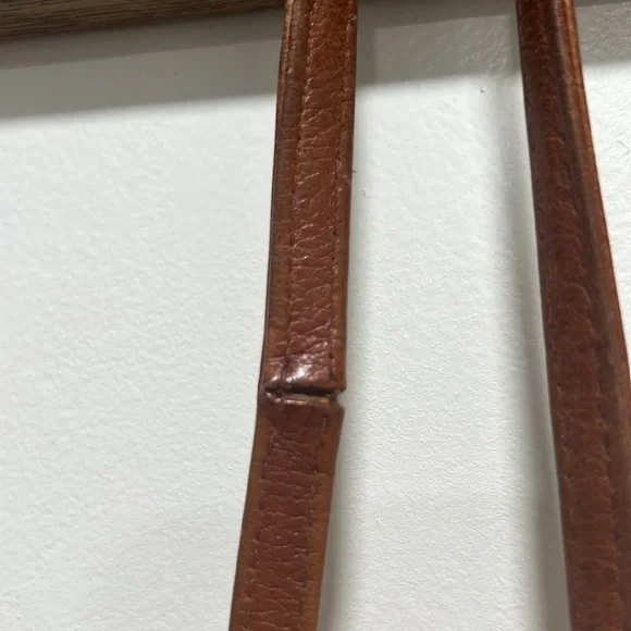 𝅺VINTAGE Ellen Tracy Linda Allard Shoulder Bag Woven Leather Snap Closure - Picture 8 of 12